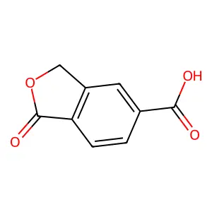 1,3-二氢-1-氧代异苯并呋喃-5-甲酸 structure