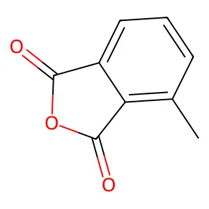 3-甲基邻苯二甲酸酐 structure