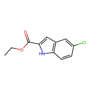 Ethyl 5-chloroindole-2-carboxylate structure