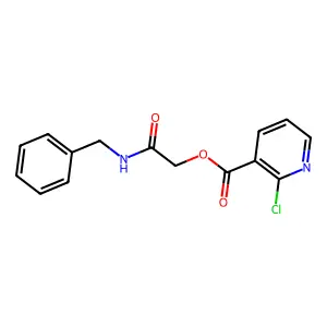 (Benzylcarbamoyl)methyl 2-chloropyridine-3-carboxylate structure
