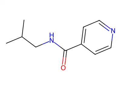 N-isobutylisonicotinamide structure