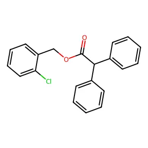 2-Chlorobenzyl diphenylacetate structure