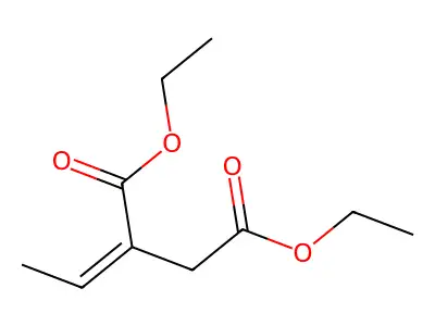 Diethyl 2-ethylidenebutanedioate structure