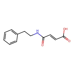 N-Phenethylmaleamic acid structure