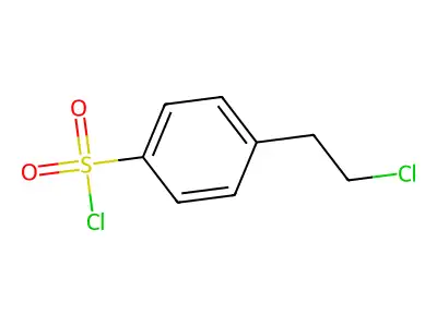 4-(2-chloroethyl)benzenesulfonyl Chloride structure
