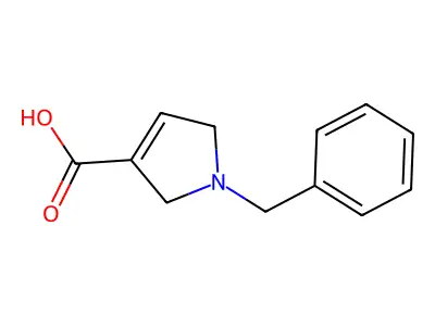 1-Benzyl-2,5-dihydro-1H-pyrrole-3-carboxylic acid structure