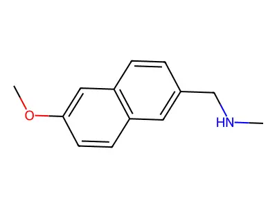 1-(6-methoxynaphthalen-2-yl)-N-methylmethanamine structure