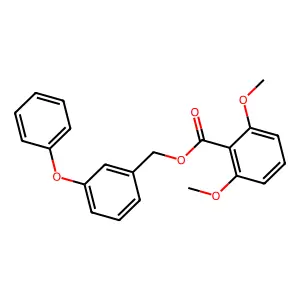 3-Phenoxybenzyl 2,6-dimethoxybenzoate structure