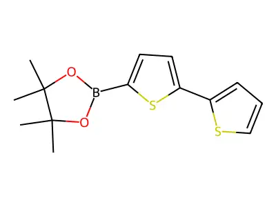 2,2'-Bithiophene-5-boronic acid pinacol ester structure