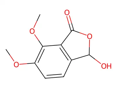 1(3H)-Isobenzofuranone, 3-hydroxy-6,7-dimethoxy- structure