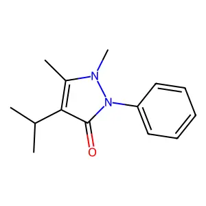 丙吡喃酮 structure