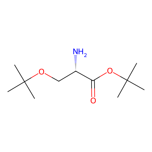 (S)-tert-Butyl 2-amino-3-(tert-butoxy)propanoate structure