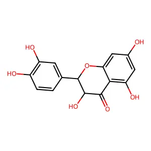 花旗松素 structure