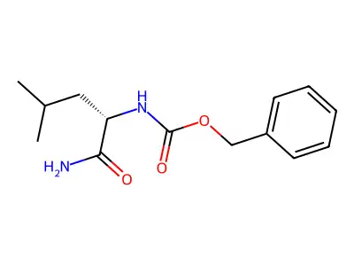 Z-Dl-leu-nh2 structure