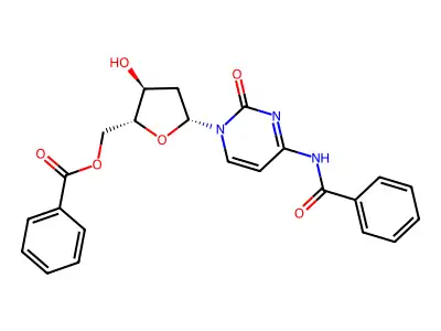 N4-Benzoyl-5'-O-benzoyl-2'-deoxycytidine structure
