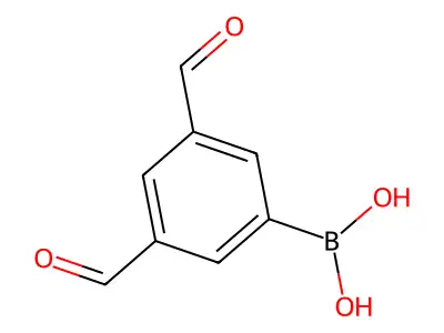 3,5-Diformylphenylboronic acid structure