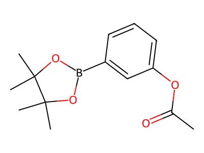 3-Acetoxybenzeneboronic acid, pinacol ester structure
