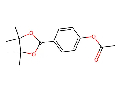 4-(4,4,5,5-Tetramethyl-1,3,2-dioxaborolan-2-yl)phenyl Acetate structure