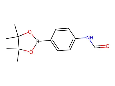 N-[4-(4,4,5,5-Tetramethyl-1,3,2-dioxaborolan-2-yl)phenyl]formamide structure