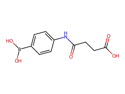 4-((4-Boronophenyl)amino)-4-oxobutanoic acid structure