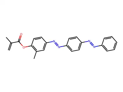 Disperse Yellow 7 methacrylate structure
