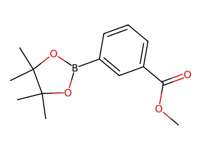 3-Methoxycarbonylphenylboronic acid pinacol ester structure