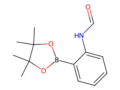 N-[2-(4,4,5,5-Tetramethyl-1,3,2-dioxaborolan-2-yl)phenyl]formamide structure
