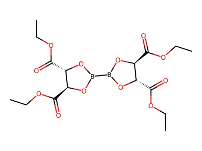 Bis(diisopropyl-D-tartrateglycolato)diboron structure