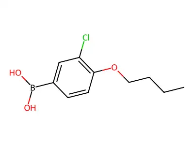 4-Butoxy-3-chlorophenylboronic acid structure
