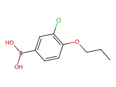 3-Chloro-4-propoxyphenylboronic acid structure