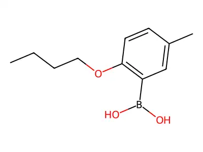2-Butoxy-5-methylphenylboronic acid structure
