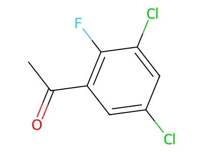 1-(3,5-Dichloro-2-fluorophenyl)ethan-1-one structure