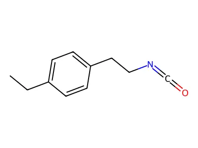 1-Ethyl-4-(2-isocyanatoethyl)benzene structure