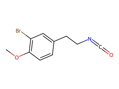 3-Bromo-4-methoxyphenethyl isocyanate structure