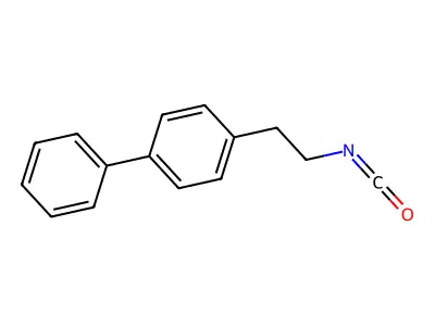 2-(4-Biphenyl)ethyl isocyanate structure