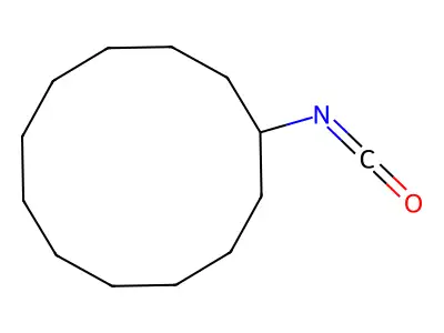 Cyclododecyl isocyanate structure