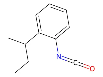 2-sec-Butylphenyl isocyanate structure
