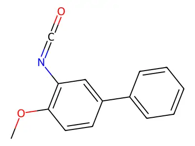 3-Isocyanato-4-methoxybiphenyl structure