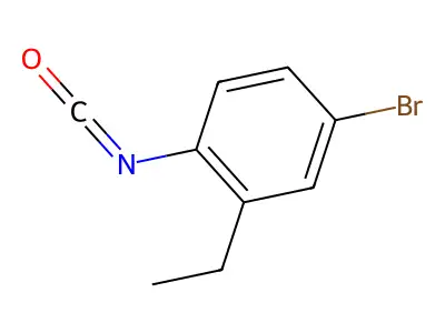 4-Bromo-2-ethylphenyl isocyanate structure