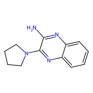 3-(Pyrrolidin-1-yl)quinoxalin-2-amine structure