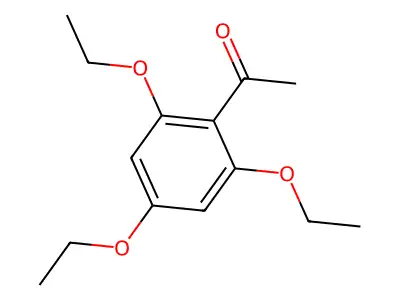 2',4',6'-Triethoxyacetophenone structure