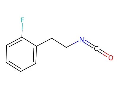 1-Fluoro-2-(2-isocyanatoethyl)benzene structure