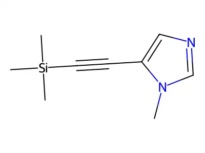 5-[(Trimethylsilyl)]-1-methylimidazole structure