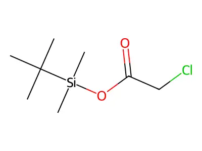 tert-Butyldimethylsilyl chloroacetate structure