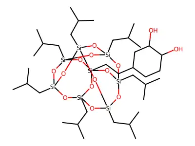 trans-Cyclohexanediolisobutyl-POSS&reg; structure