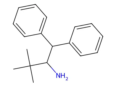 3,3-Dimethyl-1,1-diphenylbutan-2-amine structure