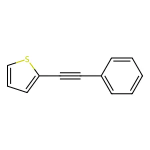 Thiophene, 2-(phenylethynyl)- structure