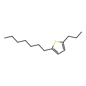 2-Heptyl-5-propylthiophene structure