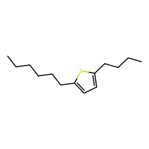 2-Butyl-5-hexylthiophene structure