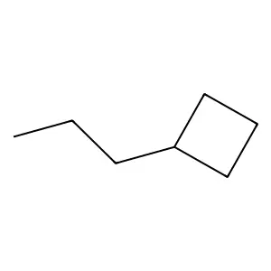 Cyclobutane, propyl- structure